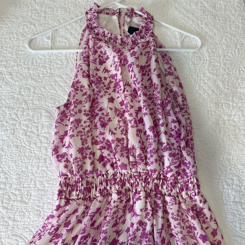 High-Low Floral Dress - Picture 2 of 3